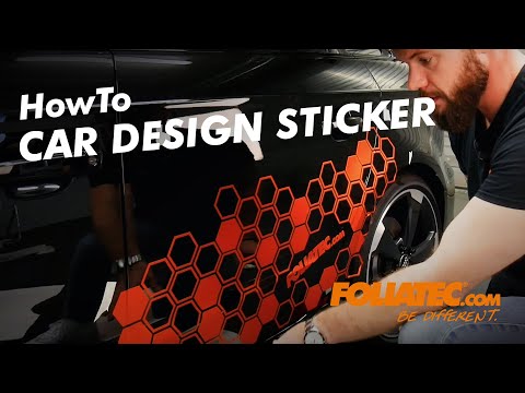 HowTo - Car Design Sticker / Hexagon - FOLIATEC.com