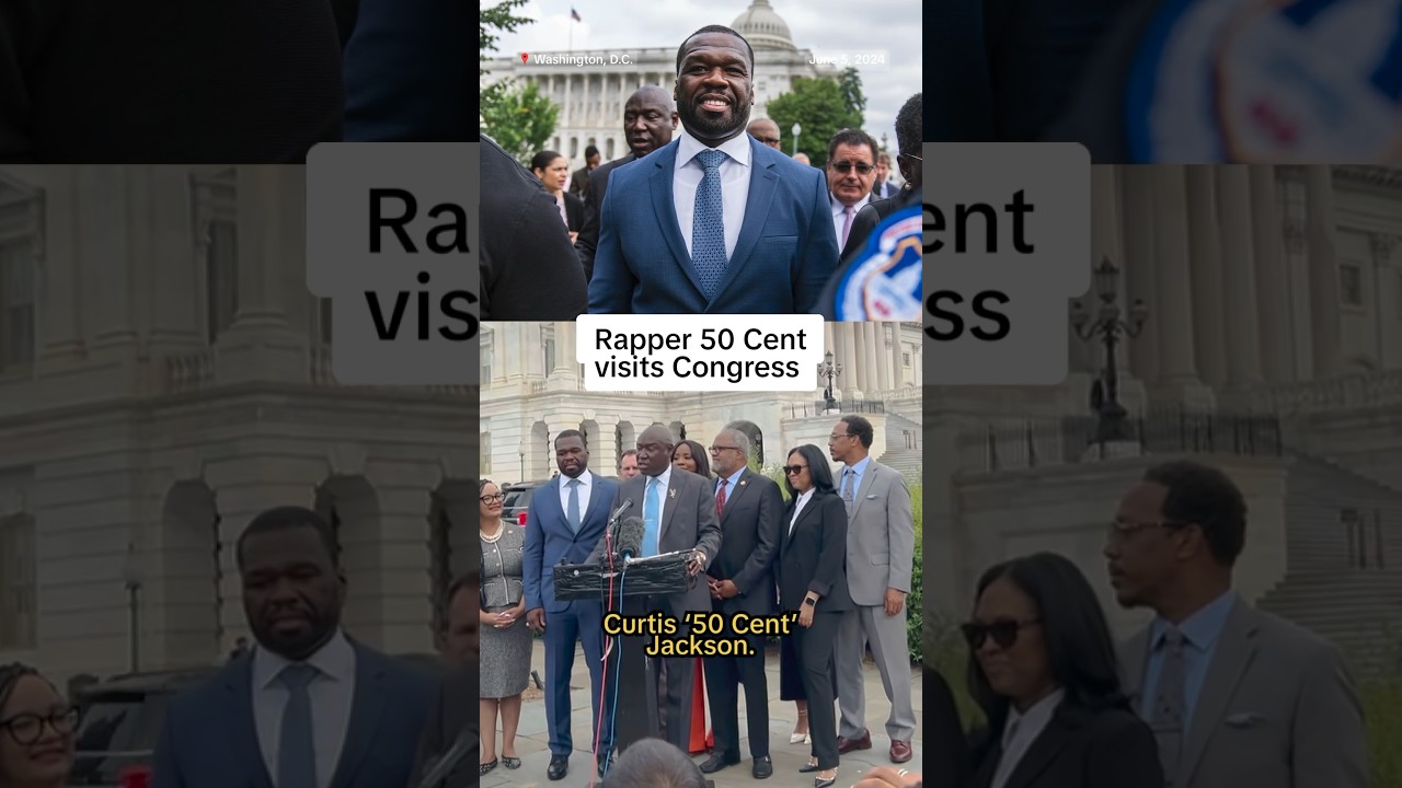 Rapper 50 Cent visits Congress Rapper 50 Cent visits Congress