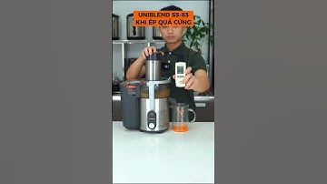 [TEST ĐỘ ỒN] Máy ép chống xơ Uniblend SS-83 có thật sự êm ái?