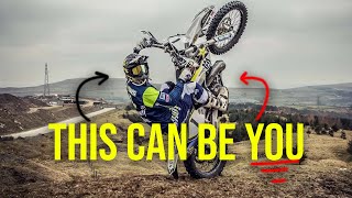 How to Slow Wheelie a Dirtbike  Try THIS simple technique (12 o'clock wheelies)