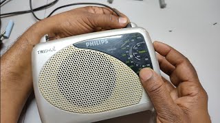 How To Repair PHILIPS FM/AM/SW Radio,How to do Renew Old Radio