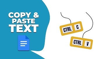 How to copy and paste text in google docs document