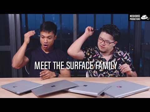 Meet The Microsoft Surface Family