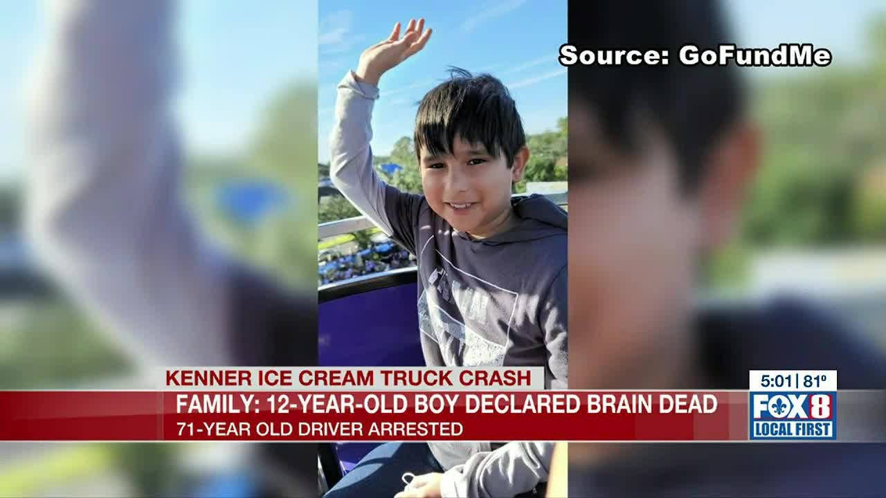 12-year-old boy declared brain dead, family says, after ice cream truck ...