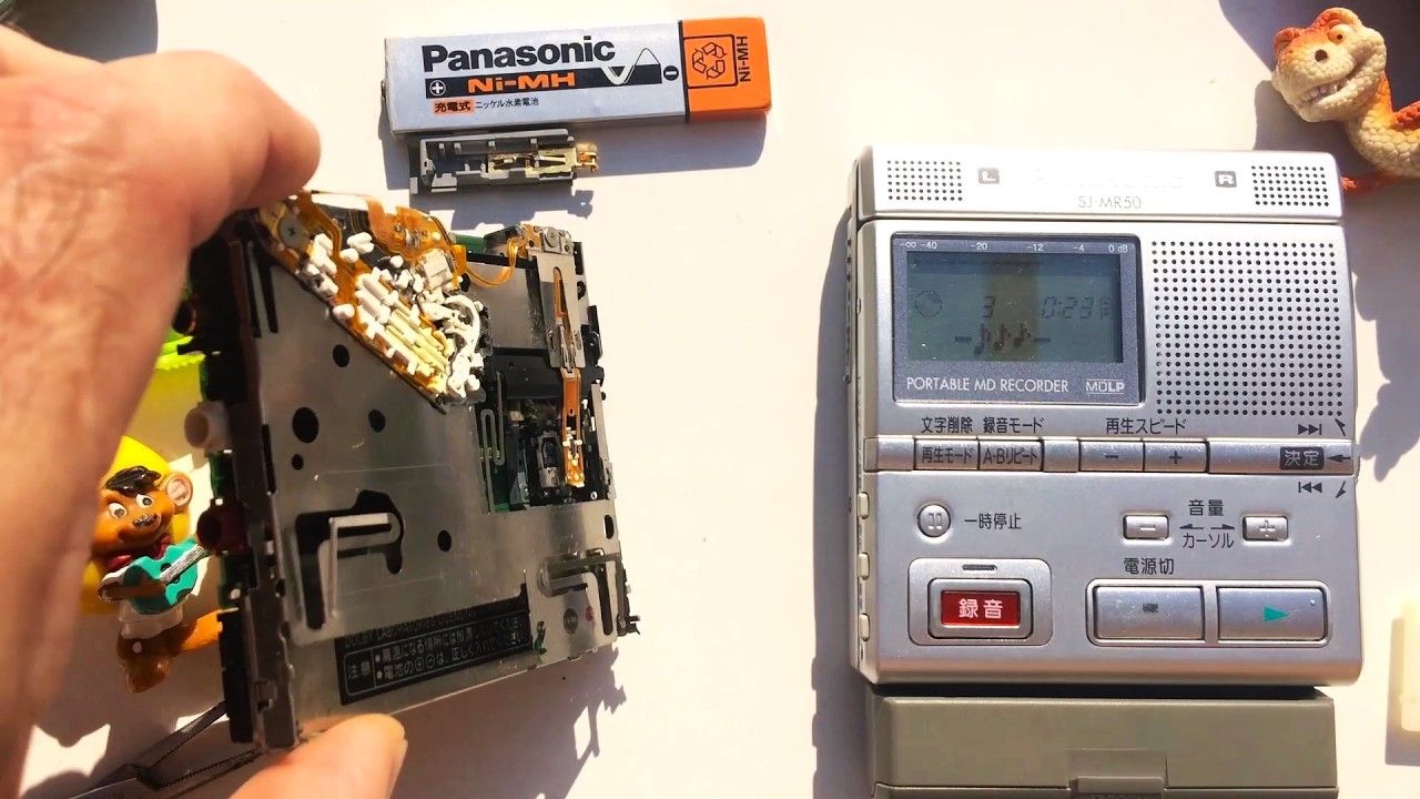 Panasonic SJ-MR50 MiniDisc Walkman MD What do their electronic