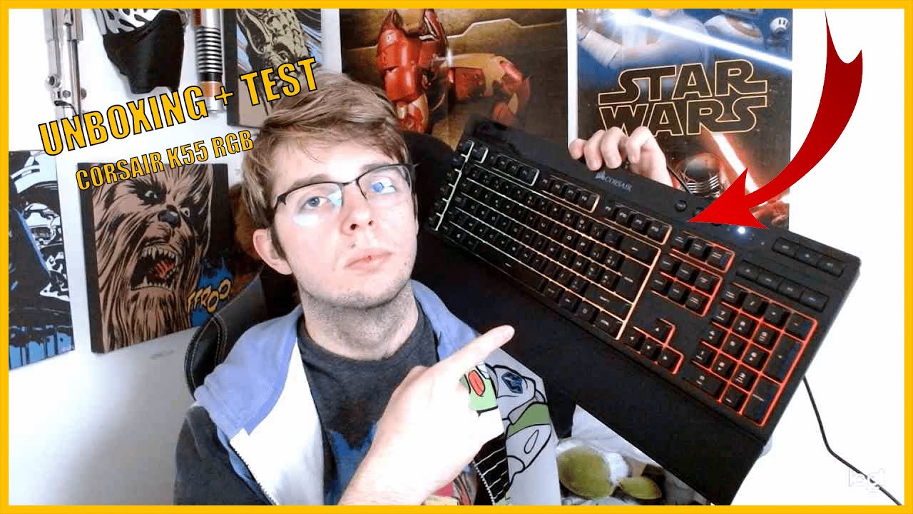 Corsair K55 RGB - Unboxing & Test [FR] - Un clavier gamer à moins