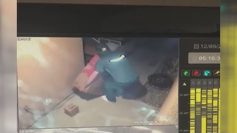Amazon delivery driver caught on camera stealing package