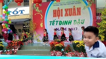 Văn nghệ chào xuân của trường tiểu học Nguyễn Thị Định,