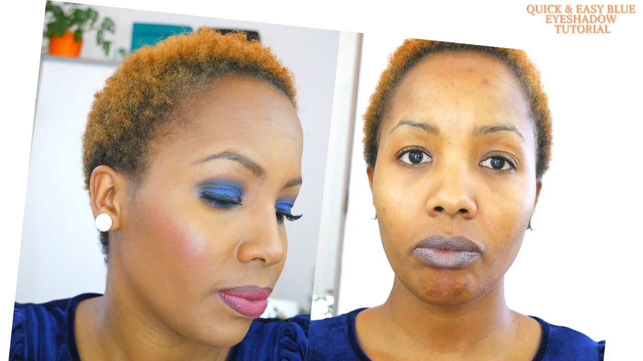 SPOTLIGHT UCANBE PALLET, BLUE EYESHADOW ON BROWN SKIN YouTube