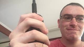 Making a qso on 2 m FM with Paul Vk3zt