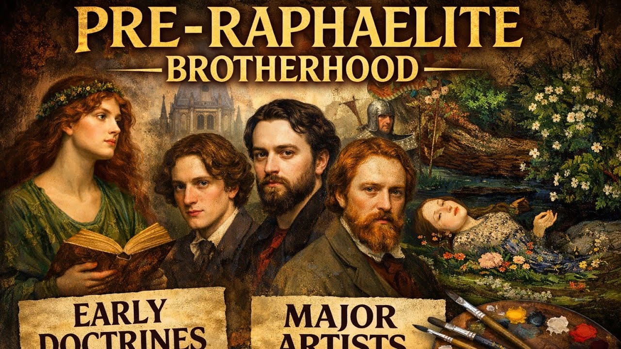 Pre Raphael Brotherhood PRE-RAPHAELITE BROTHERHOOD- EARLY DOCTRINES- MAJOR ARTISTS - YouTube
