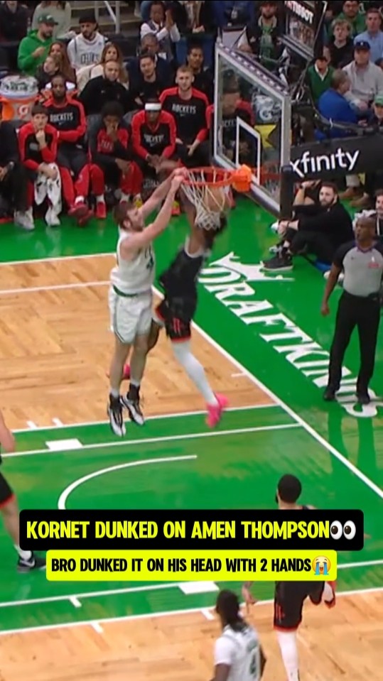 Amen got BODIED by Luke Kornet?