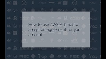 How to Use AWS Artifact to Accept an Agreement for Your Account