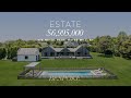 Modern 6995000 estate in the heart of hamptons farm country