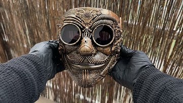 Steampunk Anonymous Mask – Unique Handcrafted Guy Fawkes Design