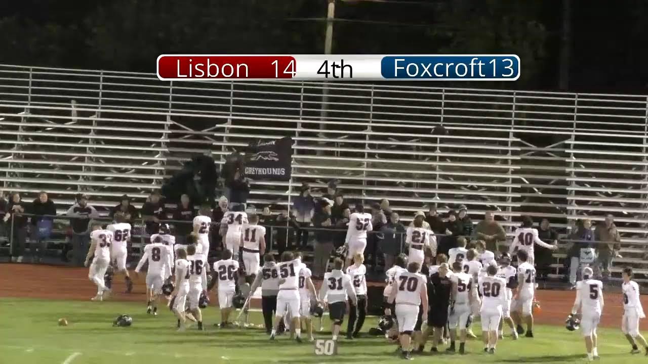 Lisbon at Foxcroft football