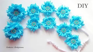 Лента в косу канзаши,МК,DIY