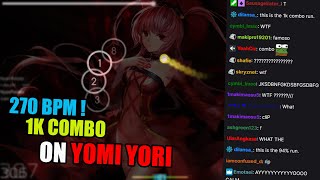 1K combo on 270 BPM Yomi Yori !