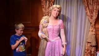 Disney World Magic Kingdom Meeting Rapunzel
