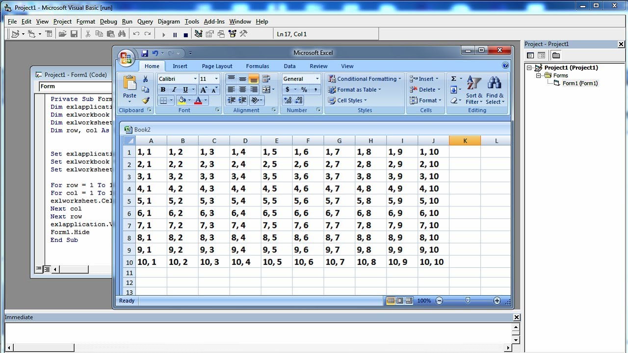 visual basic tutorial for excel