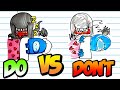 DOs & DONT's Amazing  funny Among Us Drawing Compilation in One Minute Challenge!