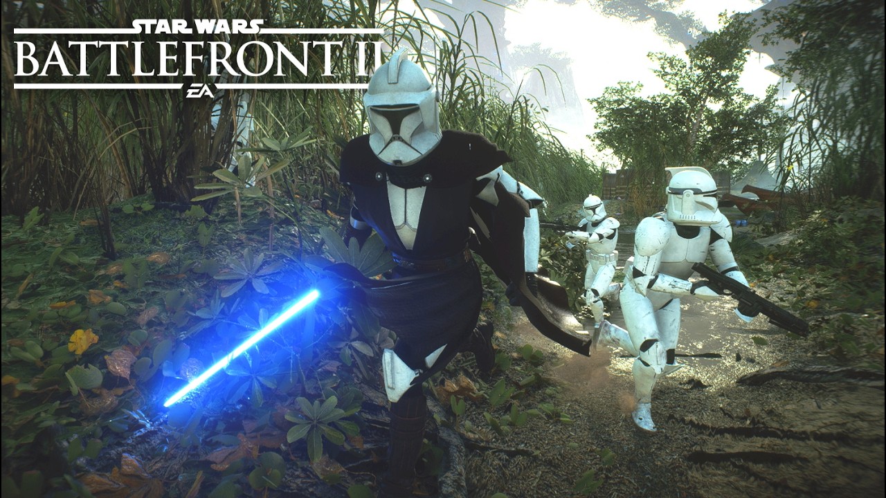 Lore Accurate Clone Trooper DOMINATES Kashyyyk | Modded Battlefront 2 ...