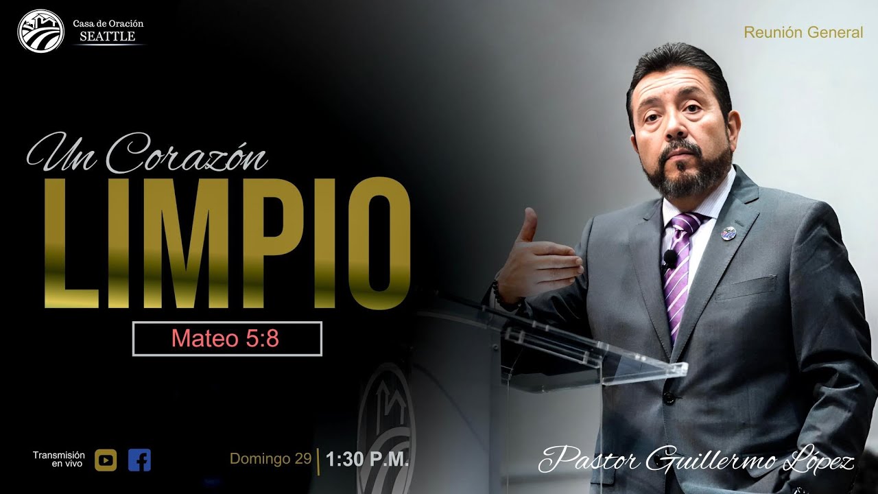 REUNION GENERAL  JUEVES  26  DE JUNIO DEL 2025// Tema: ! NO OS TURBÉIS M ! / Pastor. Guillermo López
