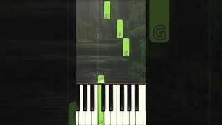 My Neighbor Totoro Main theme 龍貓 主題曲 となりのトトロ | Easy Piano #Shorts #easypiano #pianotutorial