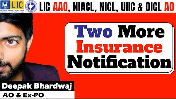 BREAKING - 2 New Insurance Notification Updates