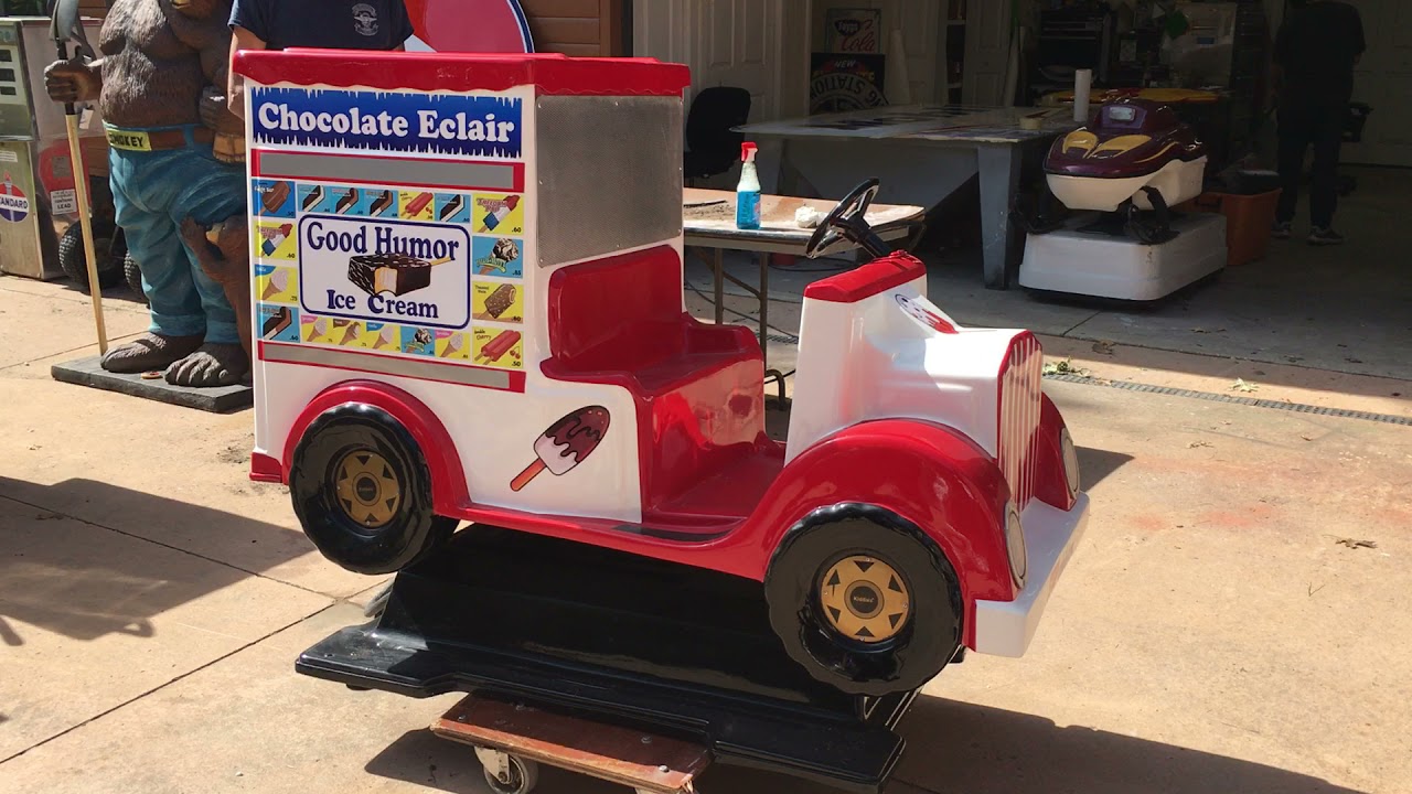 COIN OPERATED KIDDIE RIDE ICE CREAM TRUCK BY BIG CHEESE PRODUCTIONS! YouTube