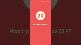 Duolingo Match Madness until I Finished a level before the timer runs out
