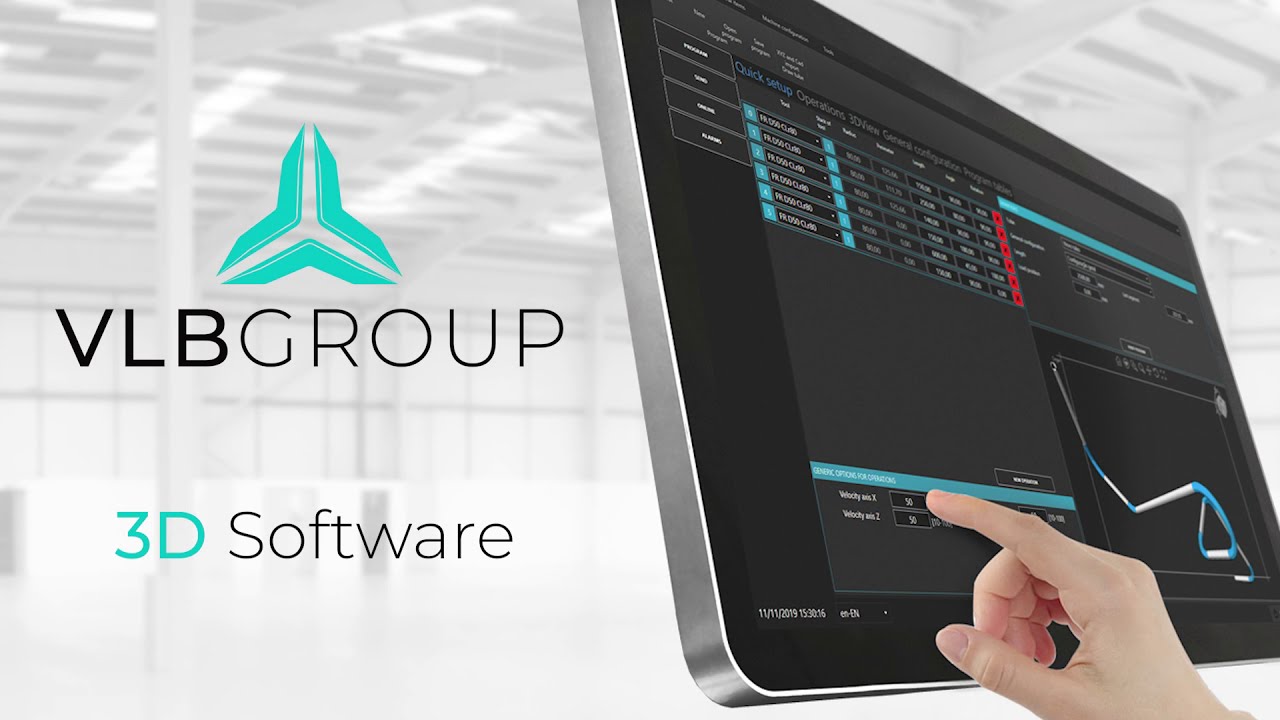 Ohýbačky trubek VLB Group - 3D software - import souboru