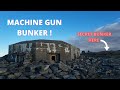 Machine gun bunker & SECRET underground bunker found.