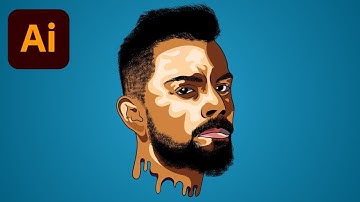 Virat Kohli Vector Art | Adobe Illustrator | Speed Art#1