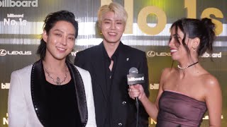 Kim Woo-Sung & Jaehyeong of The Rose Talk Songwriting Process | Billboard No. 1 BBMAs Party