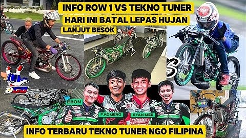 INFO TERBARU KELANJUTAN TEKNO TUNER VS ROW 1 , ARM RAYONG VS KOMENG LANJUT BESOK