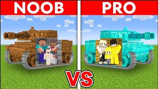 LUKE vs BILLY Familie: NOOB vs PRO: PANZER HAUS BAU Challenge in Minecraft