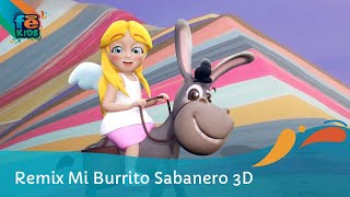 Video thumbnail of "Mi Burrito Sabanero, Remix, Juana - Villancico Animado"