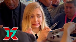 Amanda Seyfried Is Overwhelmed By Autograph Seekers In Palm Springs