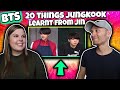 20 things Jungkook learnt from Jin /정국/진/ REACTION