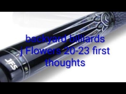 ビリヤード　JFlower J Flowers 20-23 pool cue first thoughts #jflowers #billiards