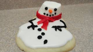 Melted Snowman Cookies