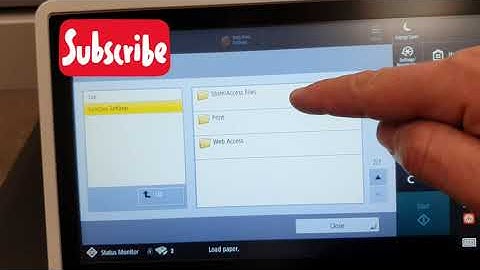 How to active usb port in Canon imageRUNNER 3730