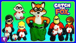 incredibles play catch the fox game by hobbykidstv