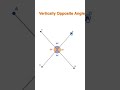Vertically opposite angles are equal