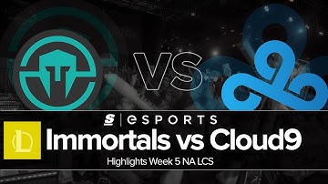 Highlights: IMT vs C9 (NA LCS Summer W5D3 Full Series)
