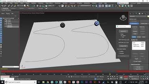 3DS Max Quaternion Ball Roll Script Demo