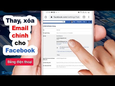 Cách thay đổi và xóa email chính trên facebook bằng điện thoại | Foci