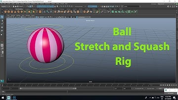Maya Rigging Tutorial for Beginners - Stretch and Squash rig to do Bouncing ball in Autodesk Maya