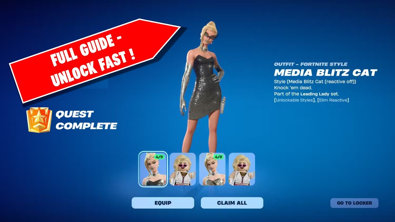 Unlock Media Blitz Cat skin FAST Guide in Fortnite Blitz! (Battle Pass ...